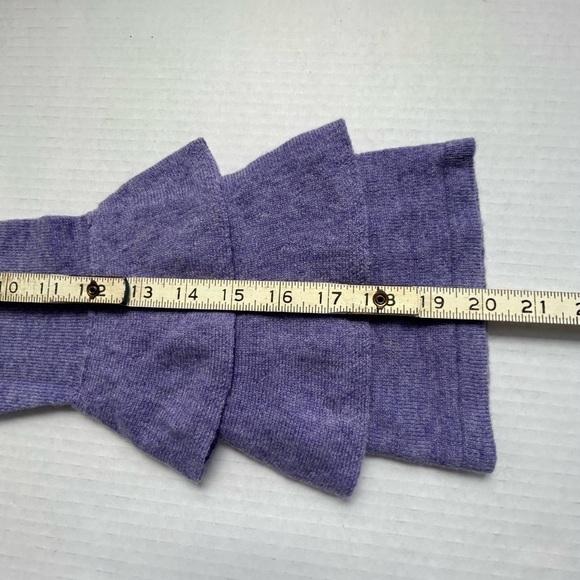 AUTUMN cashmere layered bell sleeved lilac sweater SZ 14 - Picture 6 of 8
